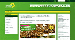 Desktop Screenshot of gruene-stormarn.de