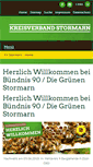 Mobile Screenshot of gruene-stormarn.de